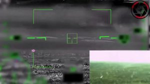 Видео сбития украинского БПЛА из 30-мм пушки Ка-52 где-то над приграничными регионами. На цель уш...