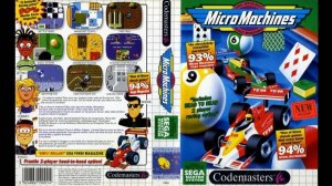 MICROMACHINES. CODEMASTERS. 1993. SEGA MASTER SYSTEM