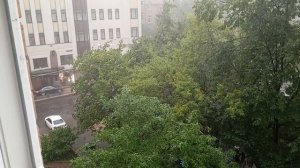 Ливень в Москве 12.07.2025