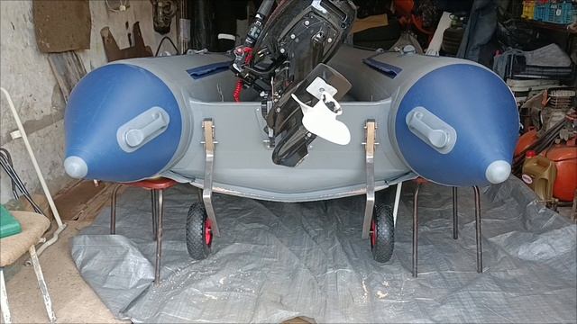 Установка транцевых колёс на лодку нднд. Есть нюанс. смотреть онлайн