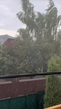 🌧️В Подмосковье местами начался ливень🌧️