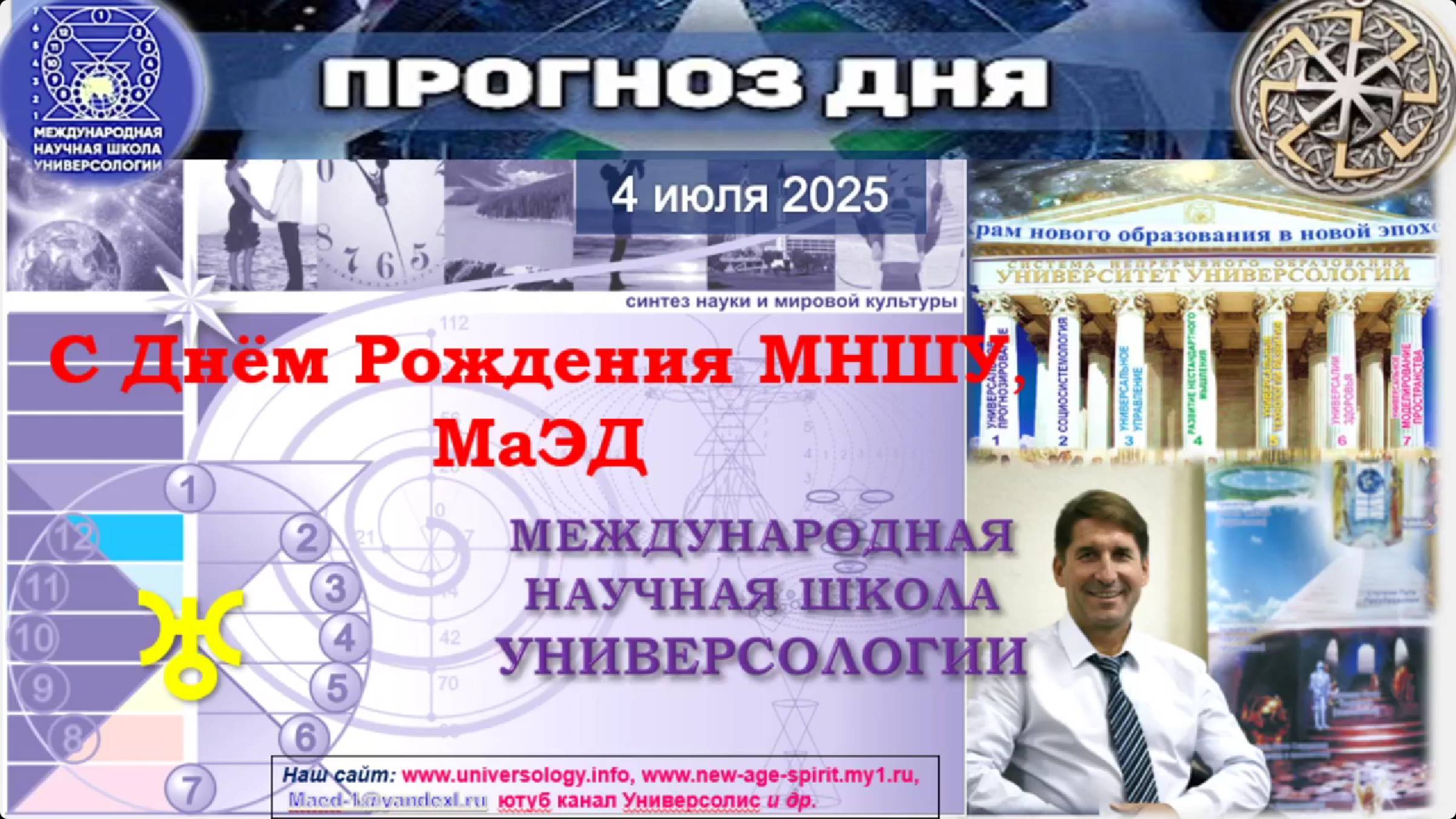 ПРОГНОЗ на 4 ИЮЛЯ, пятницу (Смирение) 2025 эпохи Водолея, Кали-юги, 5й К. расы, 2й Солнечной системы