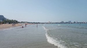 АНАПА..12.07.2025 ПЕСЧАНЫЙ ПЛЯЖ. ЧИСТО. МАЗУТА НЕТ.