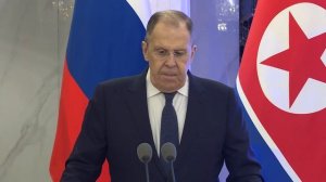 С.Лавров на приеме от имени Министра иностранных дел КНДР Цой Сон Хи, Вонсан, 12 июля 2025 года