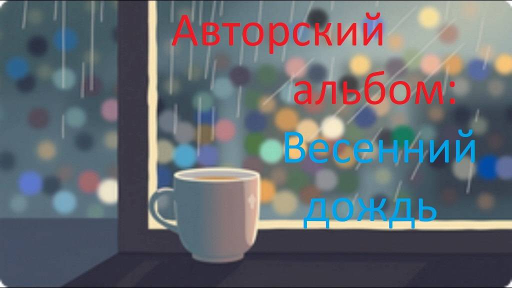 Авторский альбом  Весенний дождь  ст НейроБар муз Нейросеть