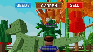 вырасти сад в Roblox / купил эмбер лилию и разбогател! новый сад