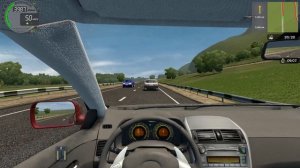 Пытаюсь перепройти загородную трассу в City Car Driving