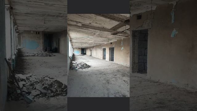 Зачистка коридора. Апрель 2025 г. 2 этаж. Левое крыло. 
#Было_стало 
#Сеща 
#Старая_школа 
#Вторая_ж