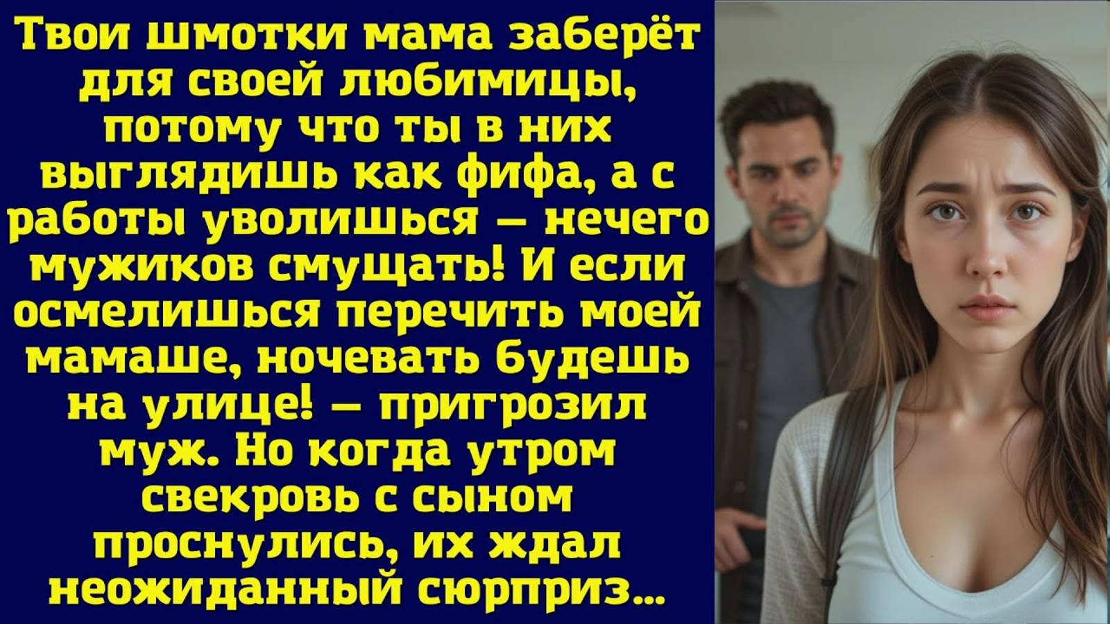Истории из жизни. Твои шмотки мама заберёт для своей любимицы, потому что ты. Слушать аудиорассказ