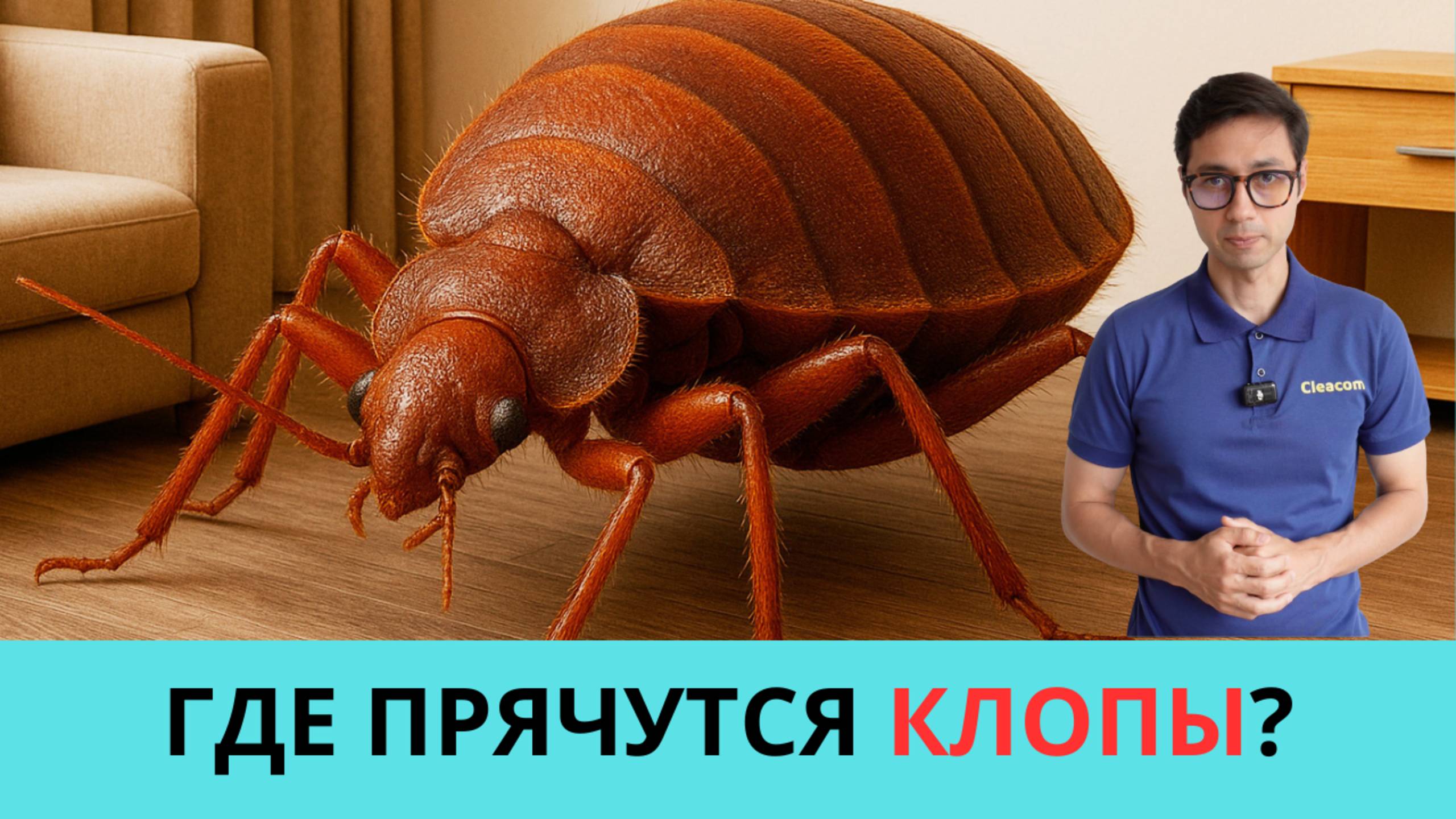 Где прячутся постельные клопы в квартире и как их найти?