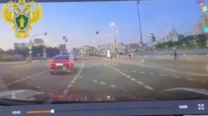 ‼️Момент ДТП на Бережковской набережной с ракурса водителя электрокара‼️