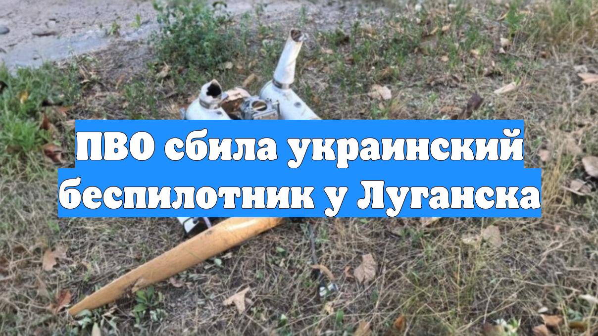 ПВО сбила украинский беспилотник у Луганска