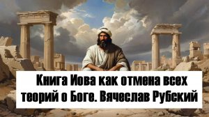 Книга Иова как отмена всех теорий о Боге. Вячеслав Рубский.