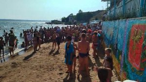 День Рыбака в Керчи. Пляж Молодежный