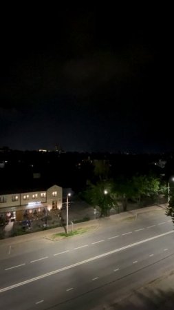 Мощная гроза в Ярославле. Прохождение атмосферного фронта.