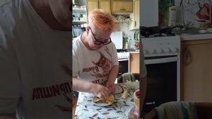 От яичницы я не могу отказаться😁