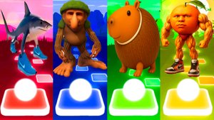 ТРАЛАЛЕРО ТРАЛАЛА 🆚 БРР БРР ПАТАПИМ 🆚 БУРБАЛОНИ ЛУЛИЛОЛИ 🆚 У ДИН ДУН МА ДИН | Tiles Hop №69