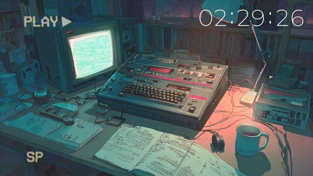 T I M E S P L I C E [Cyberpunk Synthwave Pomodoro Loop for Ritual Focus + Analog Flow]