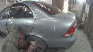 Покраска авто за 3 часа #гараж #малярка #покраска #покраскаавто #влог