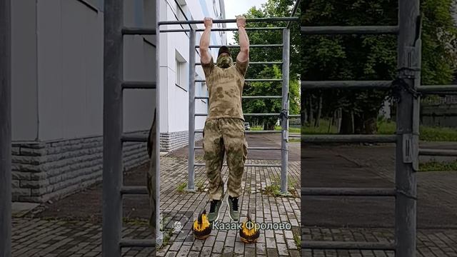 комплекс тренировки турник + гиря
