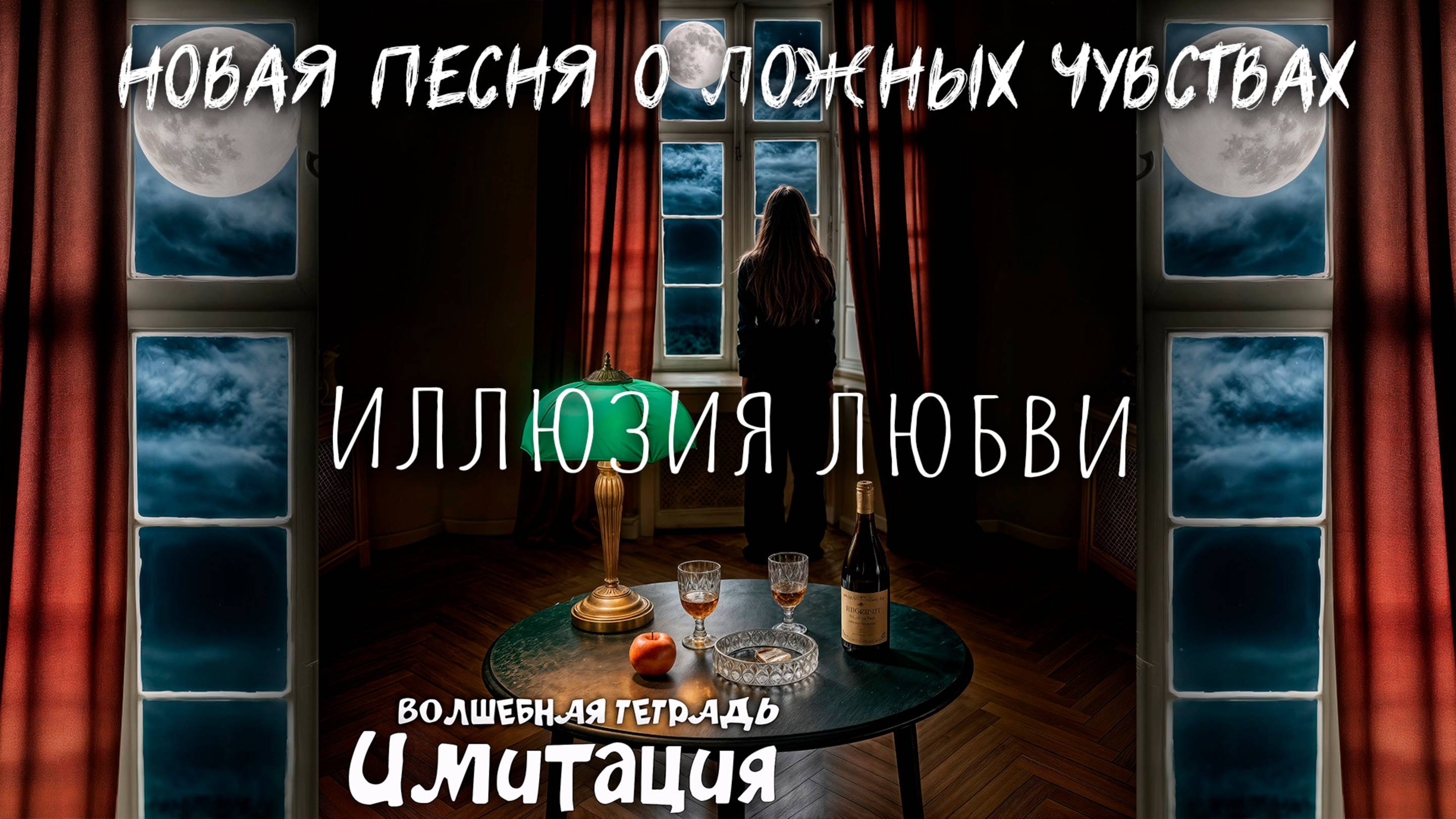 Волшебная тетрадь. "Имитация". Новая песня об иллюзиях, ложных чувствах,  любви и безразличии.