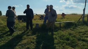 Ремонт пирса в первый день приезда в Потеряевку. 03.07.2025