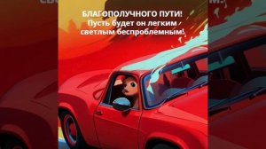 Благополучного пути. Пусть будет он легким светлым беспроблемным!