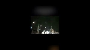 НЛО Черная Пирамида над Кремлем - 9 декабря 2009 Москва Россия.