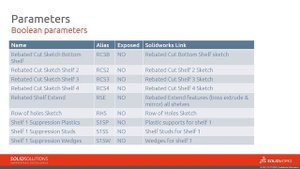 16. SolidWorks Swood - Equally Spaced Shelves (Part 3)