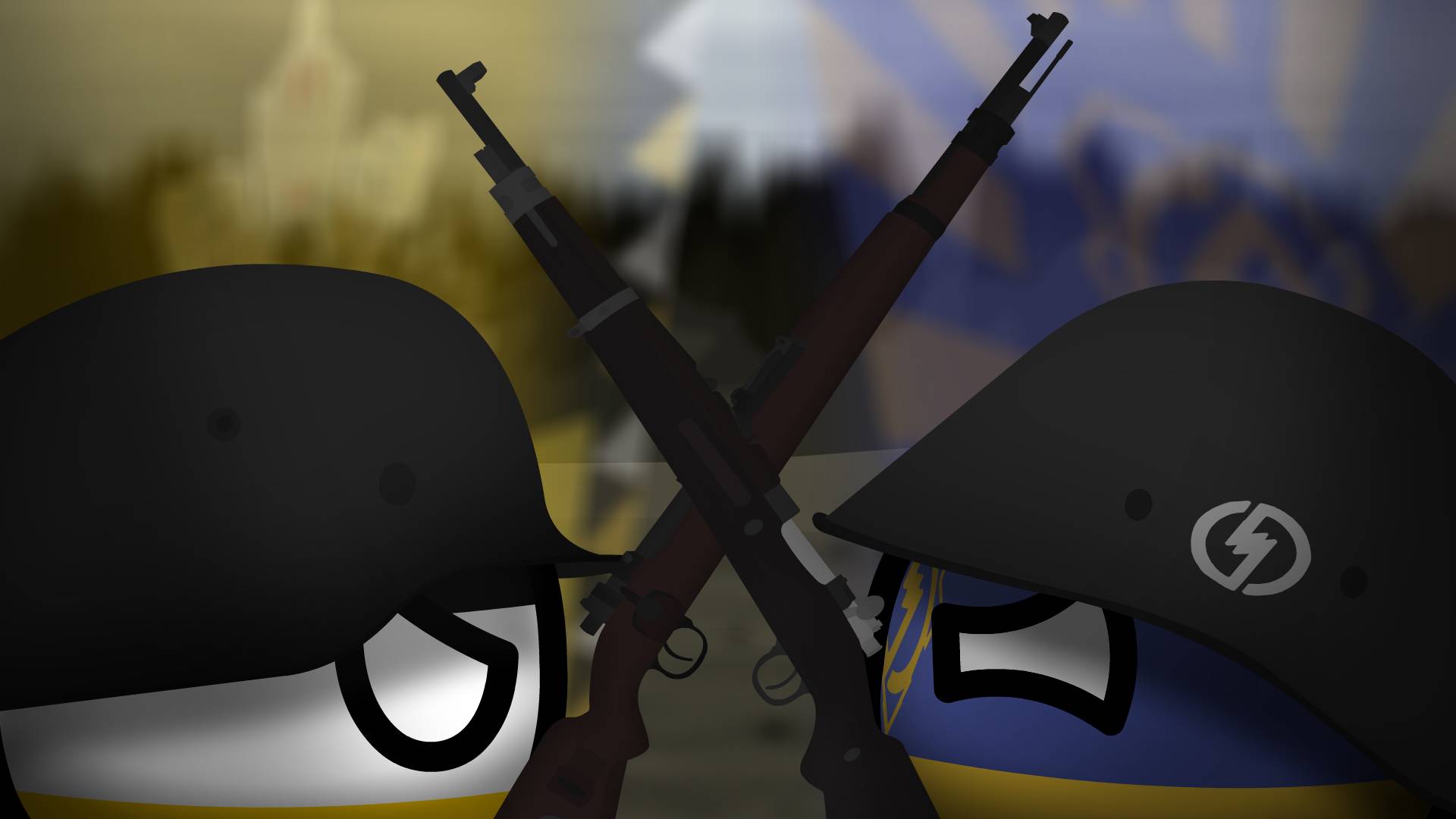 Великая война | Lay All Your Love On Me | The World of Grape Wars | COUNTRYBALLS | edit смотреть онлайн