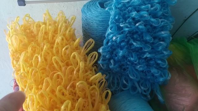 Мои вязанные мочалки ! Продвижения мочалки медленное из за жары ! Юг России 🏝️.