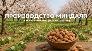 Производство миндаля: как выращивают орехи на продажу 🥜