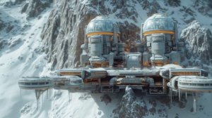 Sci-Fi Mountain Citadel  Ambient Music for Deep Sleep & Relaxation