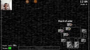 Я прошел шестую ночь во FNAF FIVE NIGHTS AT FREDDY'S