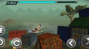 Пролетаем через загородное болото на 146 уровне на полной скорости Байк Драйв Экстрим