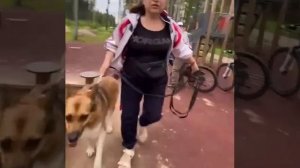 Женщина угрожала собакой подросткам, припарковавшим свои велосипеды на детской площадке
