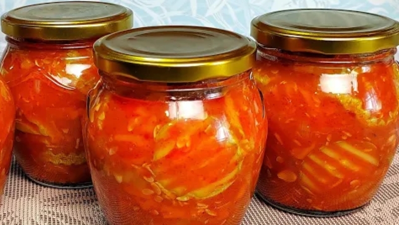 Закуска из КАБАЧКОВ! Самый вкусный салат из кабачков на зиму!