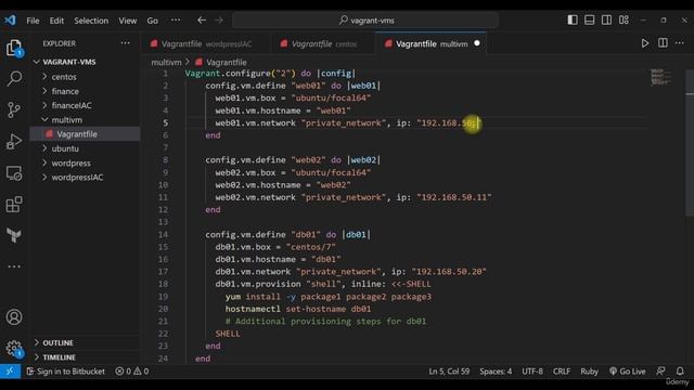 009 Multi VM Vagrant file