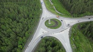 Кольцо при въезде в город Асбест