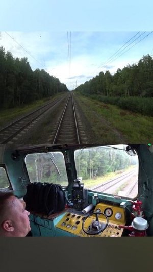 Что это было? 😁 едем на тепловозе 3М62У