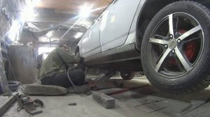 Покраска авто тойота королла 120 по пояс #гараж #малярка #покраска #покраскаавто #влог #