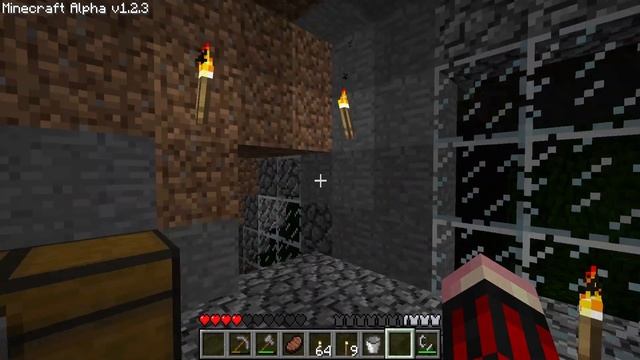Олдовый Геймплей Альфа МАЙНКРАФТА (Minecraft)