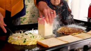 Тост бабушки — корейская уличная еда