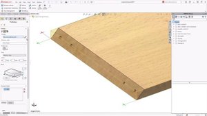 43. How to Drill Holes at an Angle in SWOOD Design