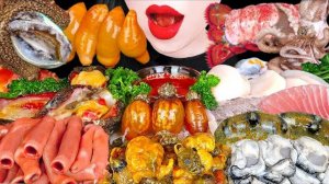 Асмр морепродукты. подборка (с готовкой)