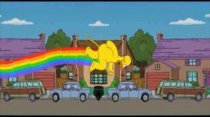 NYAN CAT HOMER SIMPSON