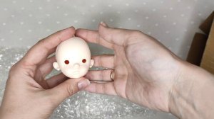 Распаковка головы для бжд куклы