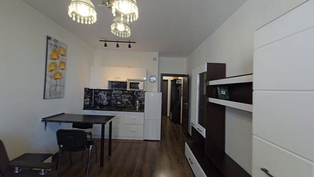 Аренда студии в ЖК Чистое небо. Адрес: СПб, Верхне-Каменская ул., дом 5