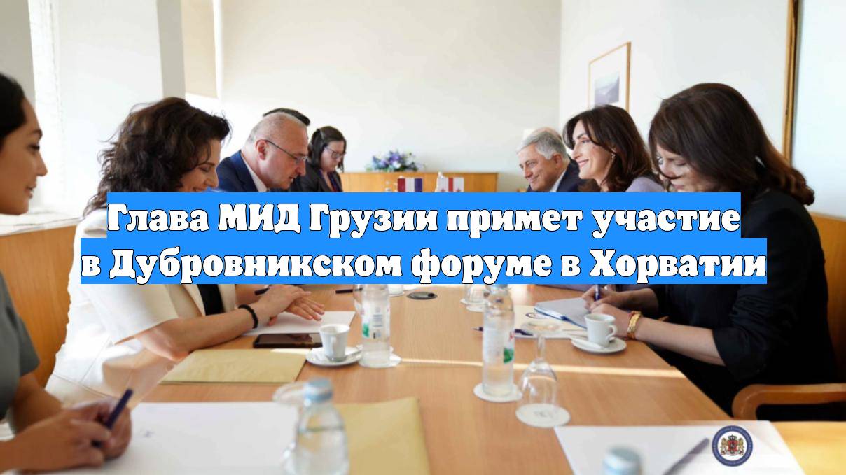 Глава МИД Грузии примет участие в Дубровникском форуме в Хорватии