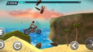 Через парк и аллею прямиком на пляж . Проходим сложнейшие уровни Байк Драйв Экстрим